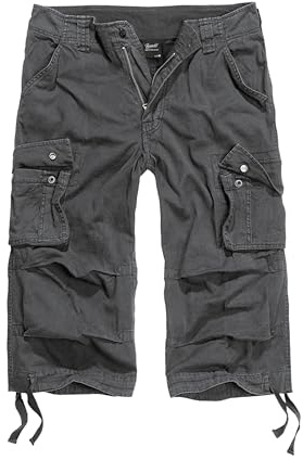 Brandit Urban Legend 3/4 Shorts Pantalones Cortos, Anthracite, L para Hombre