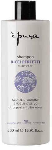 È Pura - Shampoo Curly Care - Trattamento per Capelli Ricci Naturali e Con Permanente - Protegge dall'Effetto Crespo - 400 ml