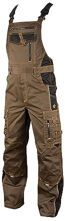 Arbeitslatzhose Sicherheitshose Arbeitshose Kombihose Latzhose (VIS-LAT-TERMAC) (50)