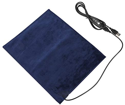 Wakects Riscaldamento Pad 5V USB Elettrico Panno Riscaldatore Elemento riscaldante per Vestiti Sedile Scaldino per Animali Domestici 24x30cm 45 ℃
