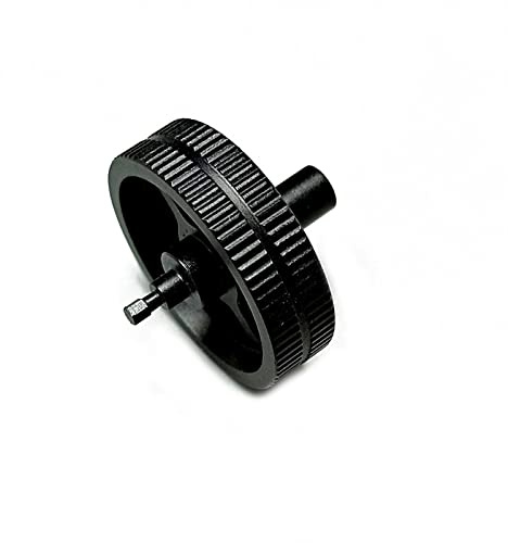 Ersatz-Maus-Scrollrad, kompatibel für Logitech G403 G703 G603 G403 Hero G703 Hero, Reparaturwerkzeug für kabellose Gaming-Mäuse, Metallrollenriemenscheibe, Mäuse (Schwarz)