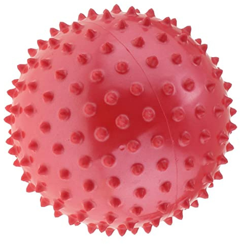 EHJRE Ensemble de Balles de Jeu pour Bébés et Enfants - Lot de 6 Balles à Picots, Rouge