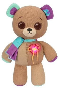 THREADY Bear - Osito de Peluche Interactivo, Osito Que Cobra Vida para Convertirse en tu Mejor Amigo, Mueve Sus Ojos y Emite Sonido Cuando le Hablas, Niños de +5 años, Famosa (THR00000)