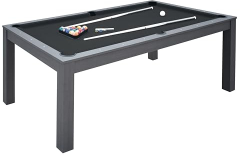 Garlando Tavolo da biliardo da pranzo Miami rovere grigio Miami-G