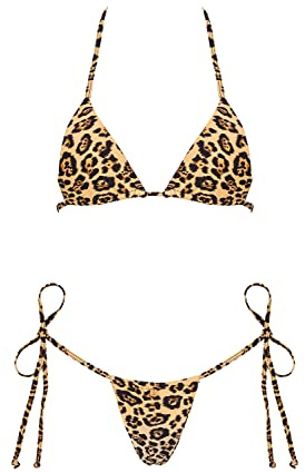Selente Love & Fun Seducente microbikini Leopardato, S-M
