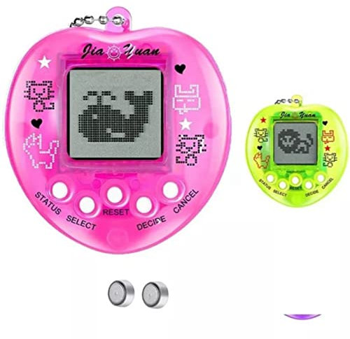 VGEBY 2-teiliges Virtuelles Haustierspielzeug, Multi-Modi, Herzförmiges Elektronisches Digitales Haustierspielspielzeug für