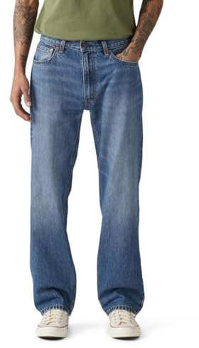 Levi's Men's 555 Relaxed Straight Fit Jean, (New) Daily Ritual, 42Wx30L