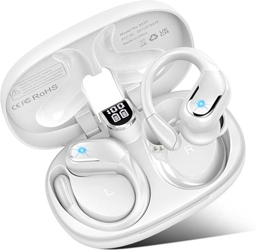 Rulefiss Écouteurs intra-auriculaires stéréo Hi-Fi avec basses et Bluetooth étanches