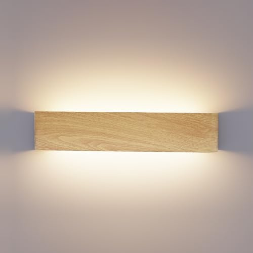 XXINLOOY Lampada da Parete LED Interni Luce Alluminio 24W 41CM Applique da Parete Interno Moderno Lampada a Muro per Camera da Letto Scale Corridoio, 3 Modalità Luce(3000K/4500K/6000K)