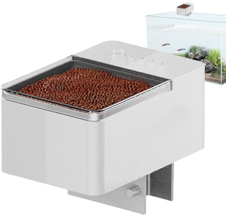 Distributore automatico di cibo per pesce, automatico per alimenti | Alimentazioni giornaliere con precisione, promuovere strumento di alimentazione di precisione sano dispenser efficace per