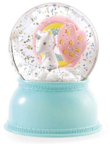 Djeco DD03408 Snow Ball Night Lights, Blue