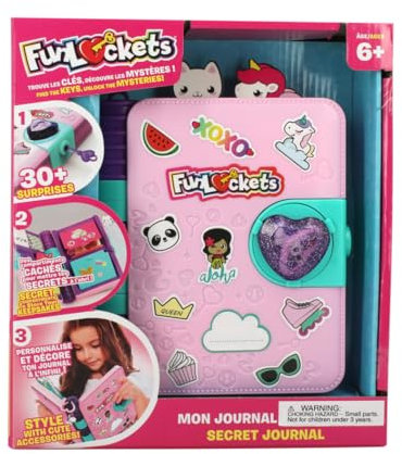 FUNLOCKETS – Geheimes Tagebuch, versteckte Schlüssen, ab 6 Jahren