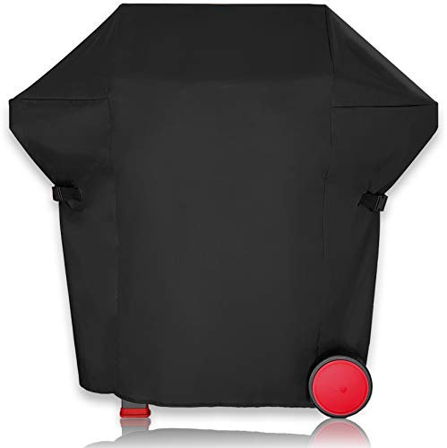 AMZBBQ® Premium Grillabdeckung wetterfest - 150 x 120 x 75 cm - 100% wasserdichte Abdeckhaube für Gasgrill - Grillhaube für Weber Genesis II 300 Serie/Rösle Videro G4 / Enders Boston & Monroe Pro 4