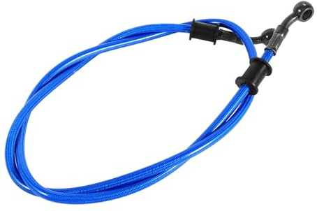 Manguera de freno acero trenzado Tubos de freno para motocicleta 50 cm - 120 cm colorido(600mm-Azul)
