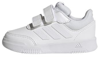adidas Tensaur Hook and Loop Shoes, Zapatillas Unisex bebé, FTWR White FTWR White Grey One, 26 EU