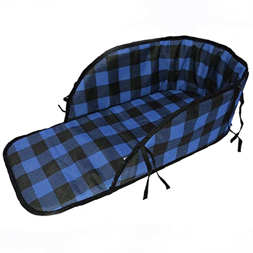 Superio Cushion for Children Wooden Snow Sled for Toddlers- Sleigh Pad for Baby (Blue)