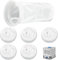 YOUNGSAY 6 Stück IBC Filter, 105mm IBC Deckelfilter, Nylon IBC Tank Filter, Regenwasserfilter IBC, Für Filterset IBC Regenwassertanks (100/200 Mesh)