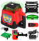 360° Rotary Laser Level Kit 500m Range Self-Leveling Measuring Equipment Construction Tools for Outdoor Industry (Color : Green Beam)