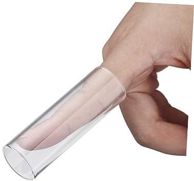 VINTORKY 2pcs Standard Guitar Slide Glass Bottleneck for Electric and Acoustic Guitars Sound Quality for Professionals and Enthusiasts