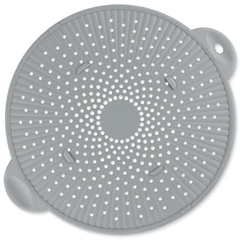 Frying Pan Splatter Guard, Silicone Splatter Screen for Frying Pan, Multipurpose Grease Splatter Guard - Effectively Prevent Most Hot Oil Spills - Fits up to 28.5 CM Cookware