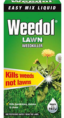 Weedol Concentrated Lawn Weedkiller 250 ml, Easy Mix Liquid, Nylon/A