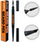 Beard Pen Filler for Men - Barber Styling Grooming Pencil with Brush - Waterproof Proof, Sweat Proof, Long Lasting Solution with Natural Finish - Cover Beard and Scalp Patches - Black 1 Pack