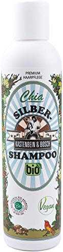 KASTENBEIN & BOSCH: Chia Silbershampoo - Bio-Haarpflege in Naturkosmetik-Qualität für blondes, blondiertes und graues Haar (200ml)