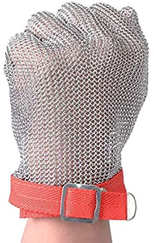 Guantes Anticortes WXYZ Guantes de protección de protección de Seguridad de Nivel 9,Guantes de Trabajo de Acero Inoxidable tamaño Ajustable (Color : 5pcs/XL)