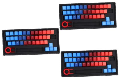 Gatuida 3sets Keycaps Per Tastiera Meccanica Design Unico e Traslucido Resistente Ai Graffi e Ai Colpi Compatibile Con Tastiere Cherry Ansi Per Giocatori e Appassionati Di Gaming