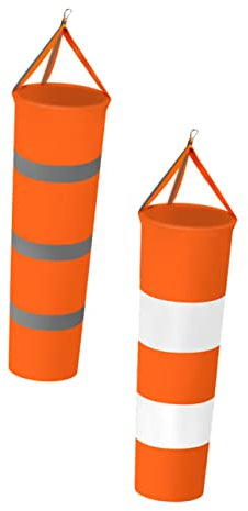 POPETPOP Bolsa De Veleta Exterior Bandera Viento Decoración Jardín Oxford Reflectante 80cm