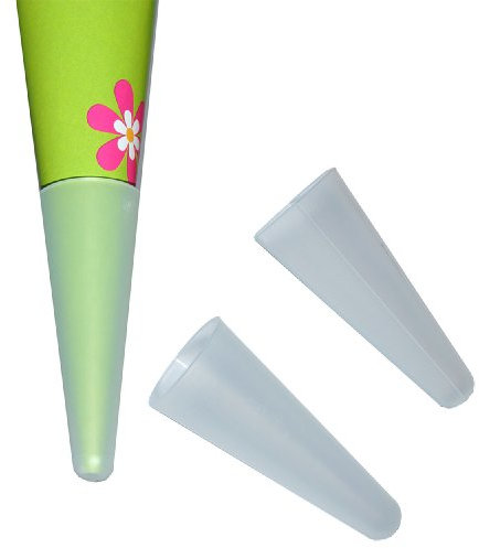 alles-meine.de GmbH stabile Spitze für die Schultüte aus Kunststoff - für die fertige Zuckertüte oder Bastelset´s - ECKIG - Schulanfang Schultütenspitze - Kunststoffspitze