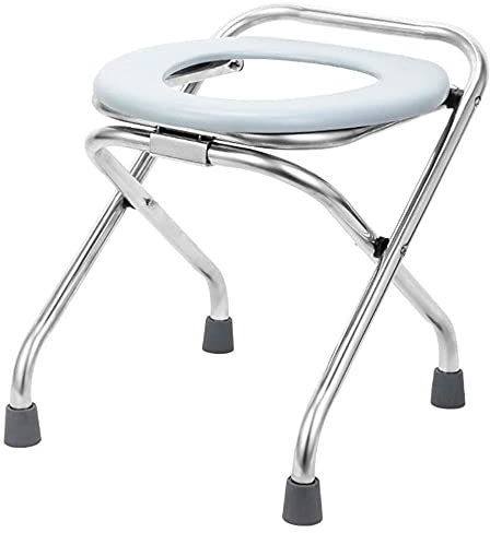 CRAGCO Toilette da Campeggio | Toilette Portatile Leggera per Compost, per Campeggio Sedia Pieghevole per orinatoio da Esterno Sedia Leggera per Letto Sedile da Viaggio Toilette Mobile Toilette