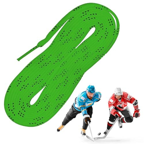 KARELLS Lacci Da Hockey,Lacci Cerati Da Hockey,Da Hockey In Linea,Da Hockey Cerati,Spaghi Cerati Lunghi Per Pattini Da Hockey,Per Scarpe Professionali Da Hockey Su Ghiaccio,Verde