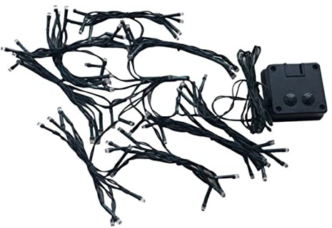 Vaguelly Guirlande Lumineuse Solaire Led Pour Parasol Imperméable à Faible Consommation Énergie Blanc Chaud