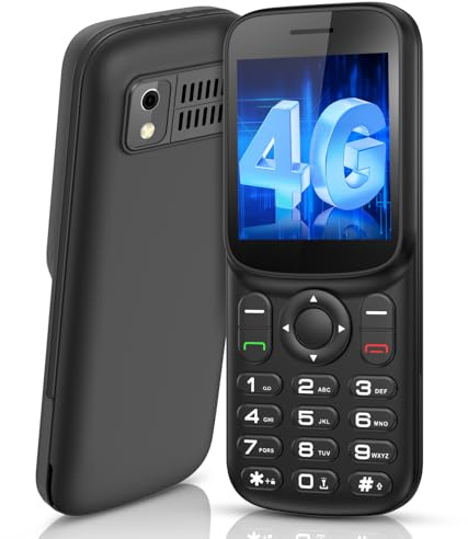 T185 | 4G SIM Free Mobile Phone Unlocked with Dual Nano SIM Slot | 1.8 LCD Screen | Bluetooth | 1000 mAh Battery | FM Radio | Compact Basic Mobile Phone with Torch| Pay As You Go Phones All Carriers