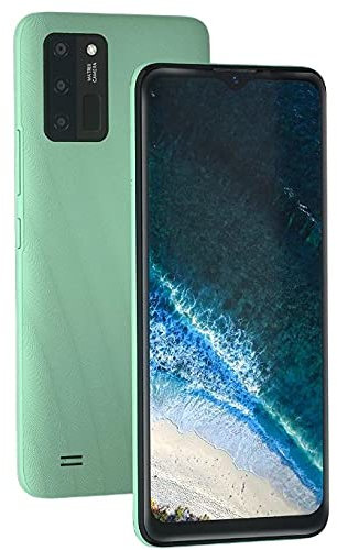 4G Teléfono Android 11 OUKITEL C25, 4GB+32GB(256GB SD Externa), T310 2.0GHz Quad-Core, 5000mAh Batería, 6.5'' HD+ Móvil Libre, Cámara Frontal 8MP+Cámara Triple 13MP, Huella Digital, OTG GPS Verde