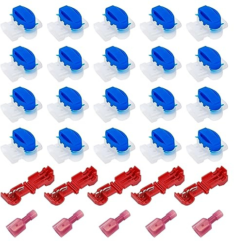 UCEC Anslutningsklämmor för robotgräsklippare, 20 + 5 stycken kabelanslutningar