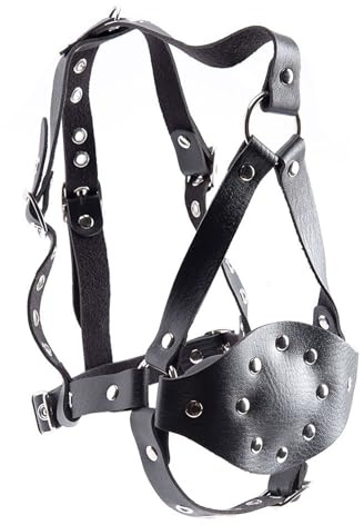 Kutocesy Bavaglio SM Regolabile Per Bondage E Feticismo Bavaglio A Cuffia Bocca Grande Giocattolo BDSM Duro Bavaglio Per Uomini E Donne