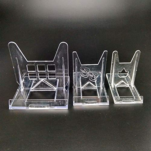 Présentoir réglable en acrylique - 1 plaque décorative - Cadre photo en acrylique - Support de livre - Support de présentation en acrylique - Taille M