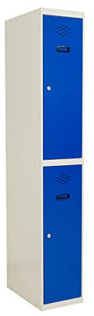 SETROC | Taquilla metálica 2 Puertas | Módulo de 1 Cuerpo | Medidas 1800x300x500 mm