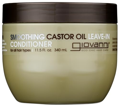 Giovanni - Smoothing Castor Oil Leave-In Conditioner - 340 ml