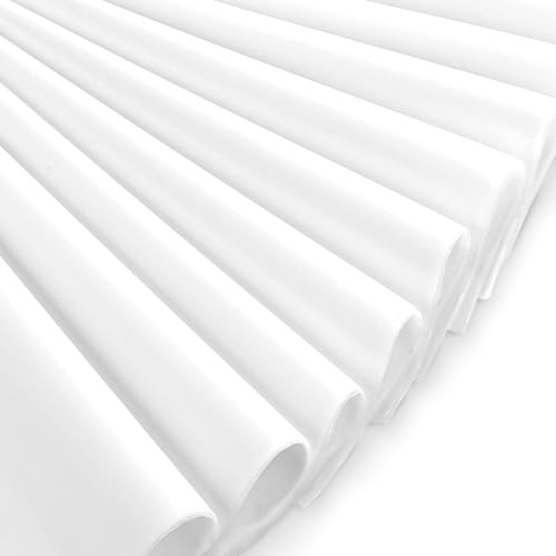 Kesote 60 Feuilles Papier de Soie Blanc 35 x 50cm | Papier de Soie Emballage pour Loisirs Créatifs Décoration DIY Papier d'Emballage Cadeau pour Halloween Noël Fête de Mariage