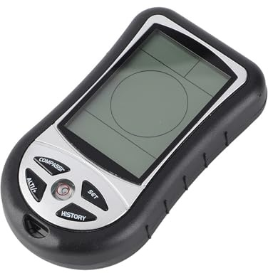 Black Multi Function Digital Altimeter Barometer Compass Weather Forecast for Outdoor Hiking Altimeter Altimeter for car Altimeters