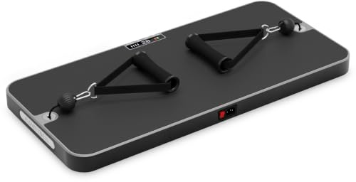 Flow Fitness DSG100i Smart Home Gym - Estación de fuerza compacta con 60 kg de resistencia, 30 niveles y 4 modos de entrenamiento