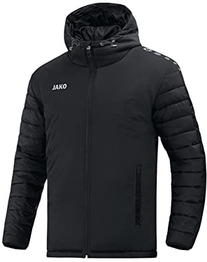 JAKO Herren Stadionjacke Team, Schwarz, XL