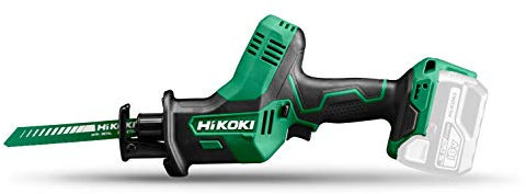 HIKOKI Akku-Tigersäge CR18DA (18V, Li-Ion, 13mm Hubhöhe, werkzeugloser Sägeblattwechsel, Regelelektronik, LED, 2x Sägeblätter, im Transportkoffer, ohne Akku und Ladegerät)