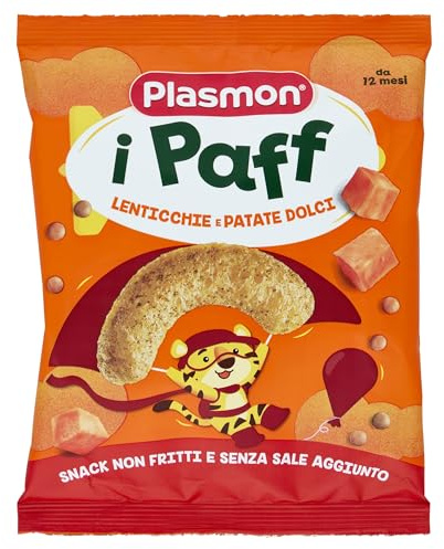 I Paff Dei Bambini Plasmon 15g snack 1 confezione non fritti e senza sale aggiunto