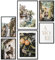 Papierschmiede® Mood Poster Set Italian Orange, Bilder Wohnzimmer Deko Schlafzimmer, 2x DIN A4 und 4x DIN A5, Italien Toskana Urlaub Amore - Wandposter ohne Rahmen