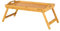 Innoteck Essentials Bamboo Breakfast Lunch Dinner Serving Tray – Portable Lightweight Bed Sofa Table with Folding Legs and Handles – Work as Desk for Laptop