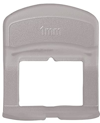 Karl Dahm Languettes Croisillons pour Joints de 1 mm Épaisseur de Carrelage de 0-12mm, 10 x 100 Pièces - Pour Système de Nivellement des Cales à Carrelage I Aide Pro Pose Carrelage - 15091